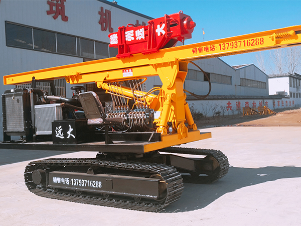 石獅太陽(yáng)能光伏電站專用打樁機(jī)